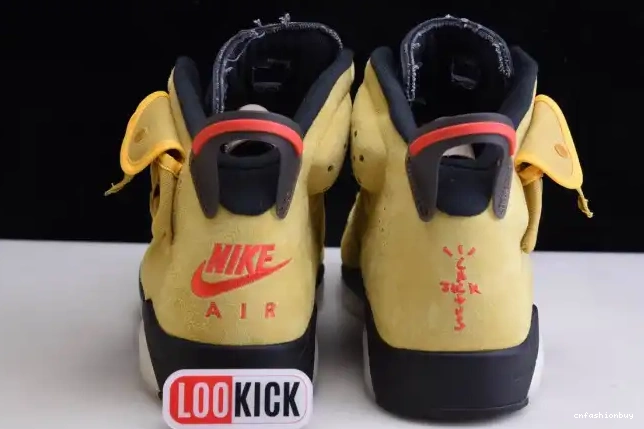 TRAVIS JORDAN 6 YELLOW CN1084-300 AIR SCOTT X 0706